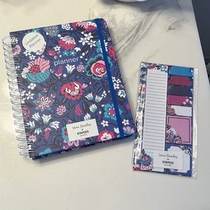 Vera Bradley planner and sticky note set